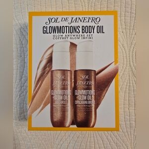 NIB Sol de Janeiro Glowmotions Body Oil 2 Pc Set